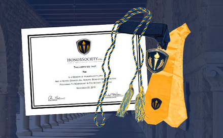 HonorSociety.org Store features graduation regalia, member apparel and more.