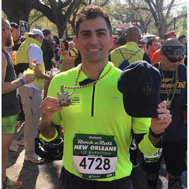 Congrats to HonorSociety.org's @mikemoradian. His half marathon time of 1:51 was a new personal record surpassing his goal. Milestone goals are a great way to stay motivated! Do you have any personal goals on your agenda? #goals #running #halfmarathon #rocknroll