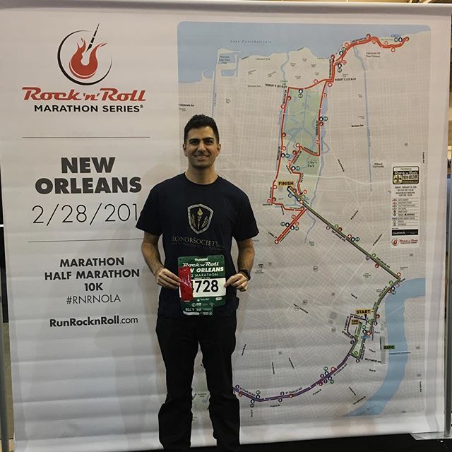HonorSociety.org's very own @mikemoradian is running the New Orleans half marathon tomorrow. Follow him for more or give a shout out if you're in #neworleans #nola #honorsocietyorg