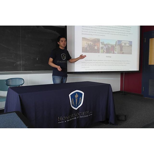 We're so happy to have the Nittany Lions join HonorSociety.org! At his first meeting, the President and Founder of the Penn State Chapter, Jonathan Fan, introduces himself and explains the goals he hopes to accomplish with members this semester. ?#?nittanylions? ?#?PennState?