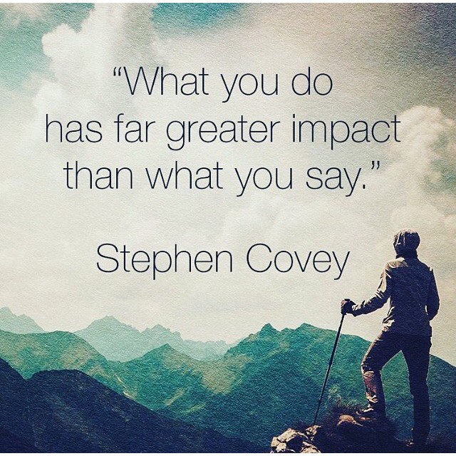 Actions speak louder than words. What will you do today? #hsorg