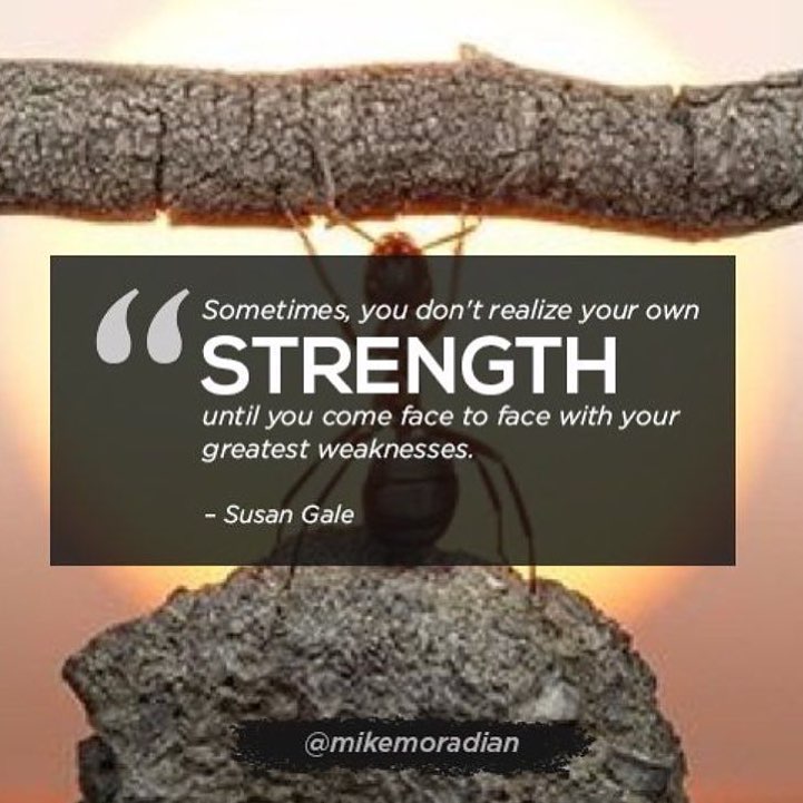 Overcoming setbacks and weaknesses is the best way to build confidence in your strength!…