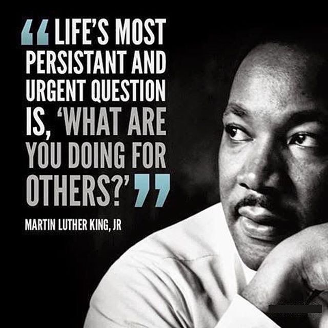 Ask yourself, "What are you doing for others?" #Leadership #MLK #honorsociety