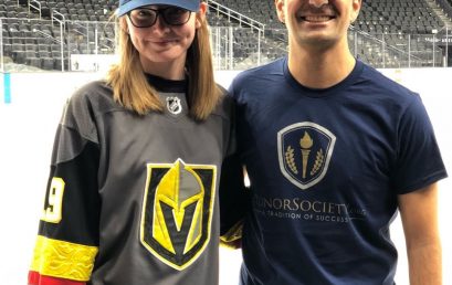 It's not every day you get to hang out on the ice at T-Mobile after a Golden Knights game with the…